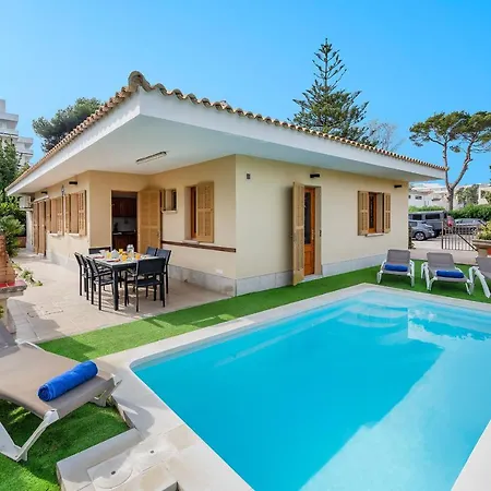 Villa Cladera In Playa De Muro Private Pool Alcúdia